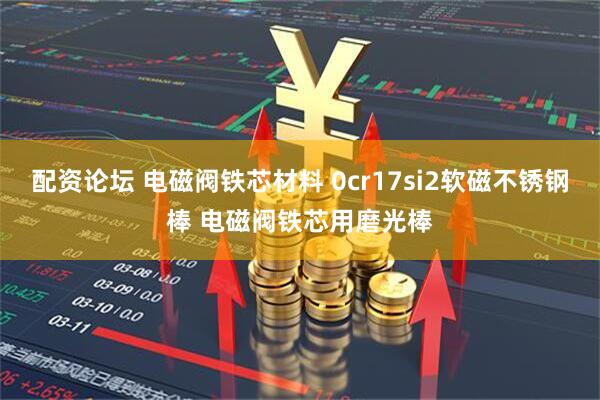 配资论坛 电磁阀铁芯材料 0cr17si2软磁不锈钢棒 电磁阀铁芯用磨光棒