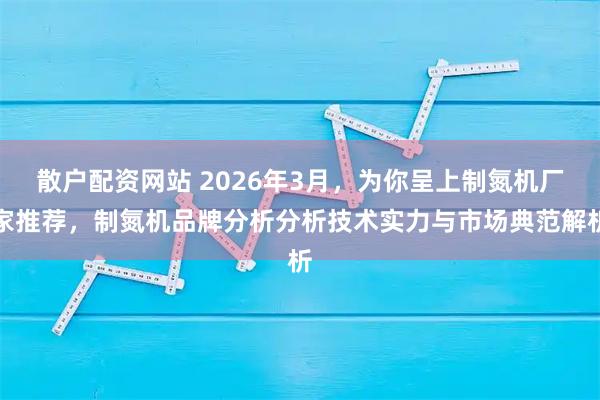 散户配资网站 2026年3月，为你呈上制氮机厂家推荐，制氮机品牌分析分析技术实力与市场典范解析